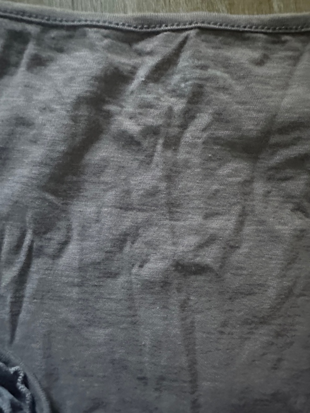 LOFT Gray Ruffle Layered Tank Top - Picture 2 of 3